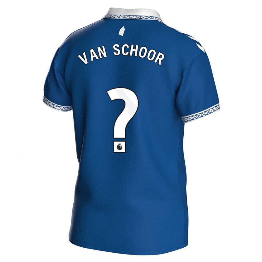 Kandiny Herren Joshua Van Schoor #0 Königsblau Heimtrikot Trikot 2023/24 T-Shirt