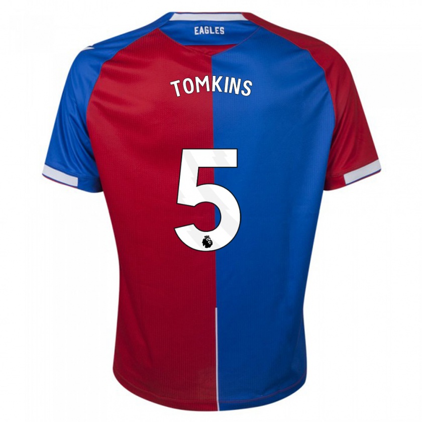 Kandiny Herren James Tomkins #5 Rot Blau Heimtrikot Trikot 2023/24 T-Shirt