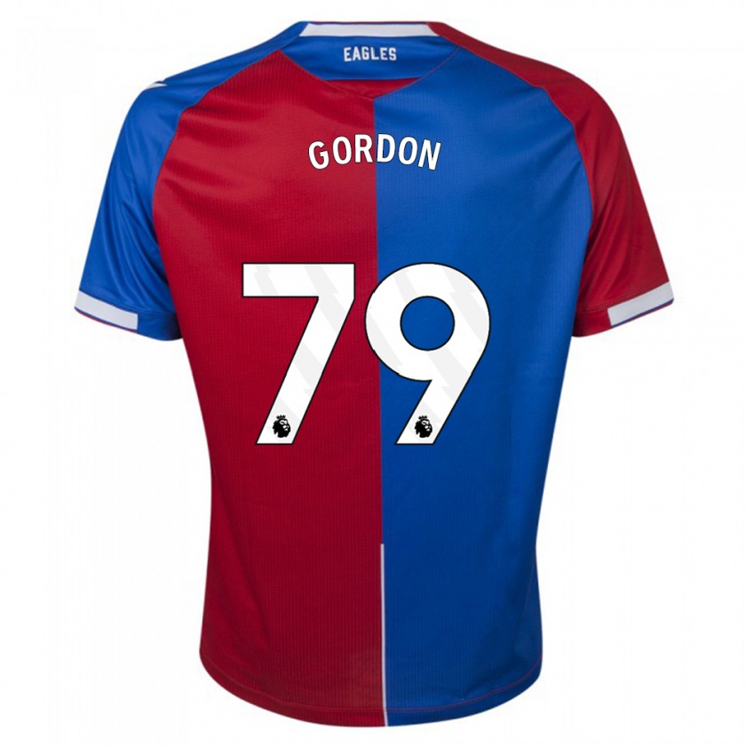 Kandiny Herren John-Kymani Gordon #79 Rot Blau Heimtrikot Trikot 2023/24 T-Shirt