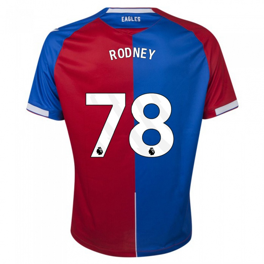 Kandiny Herren Kaden Rodney #78 Rot Blau Heimtrikot Trikot 2023/24 T-Shirt