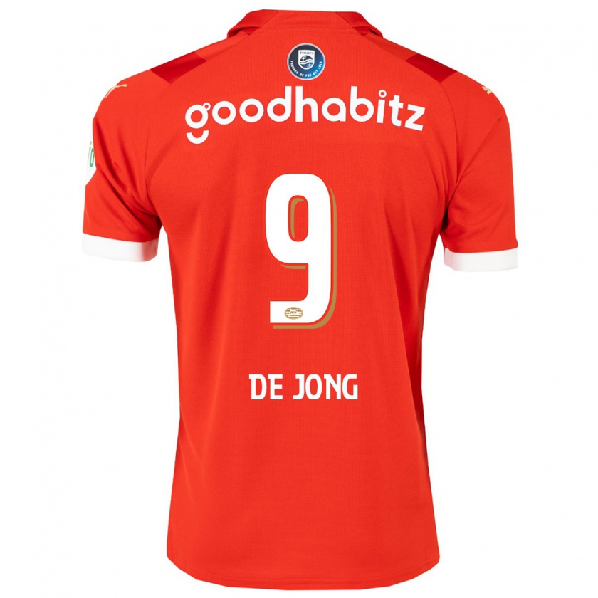 Kandiny Herren Luuk De Jong #9 Rot Heimtrikot Trikot 2023/24 T-Shirt