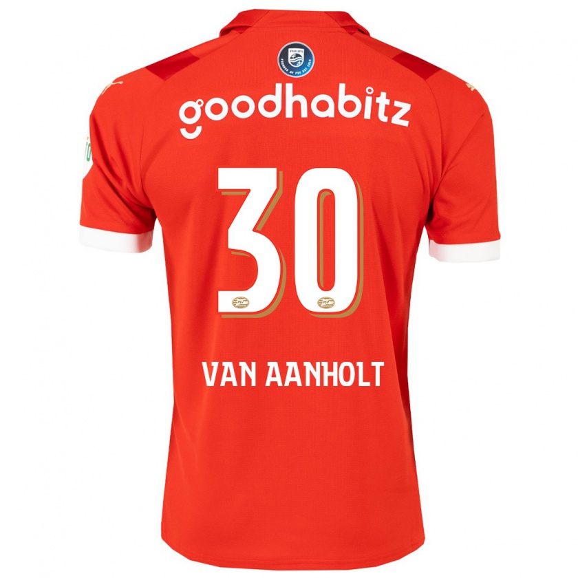 Kandiny Herren Patrick Van Aanholt #30 Rot Heimtrikot Trikot 2023/24 T-Shirt