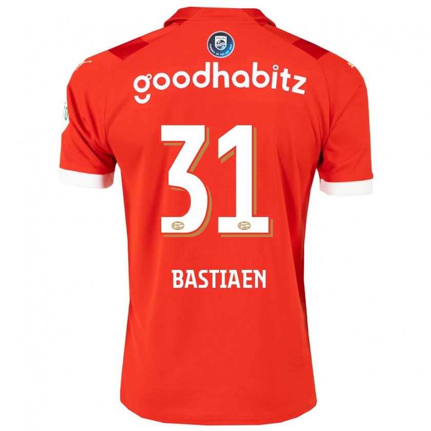 Kandiny Herren Femke Bastiaen #31 Rot Heimtrikot Trikot 2023/24 T-Shirt