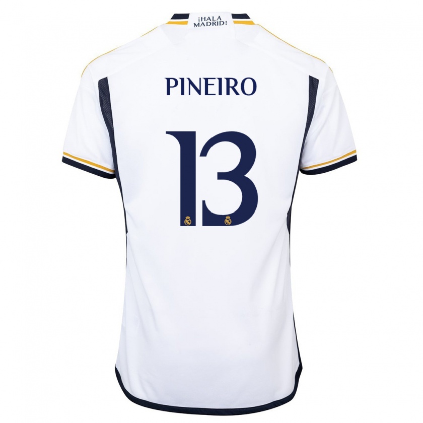 Kandiny Herren Diego Piñeiro #13 Weiß Heimtrikot Trikot 2023/24 T-Shirt