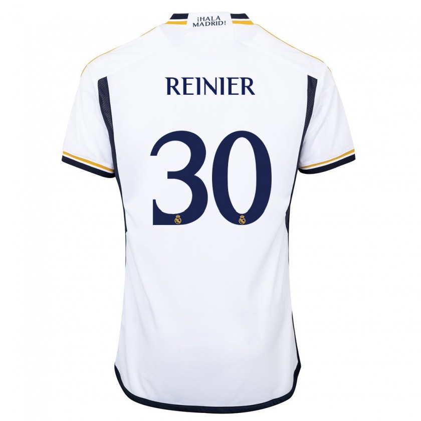 Kandiny Herren Reinier #30 Weiß Heimtrikot Trikot 2023/24 T-Shirt