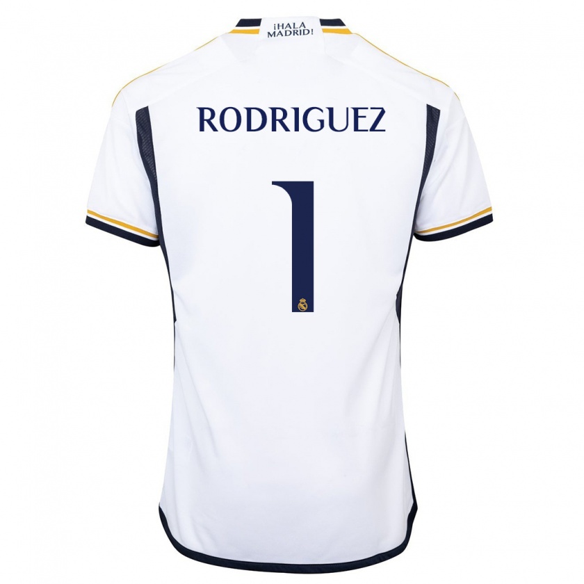 Kandiny Herren Misa Rodriguez #1 Weiß Heimtrikot Trikot 2023/24 T-Shirt