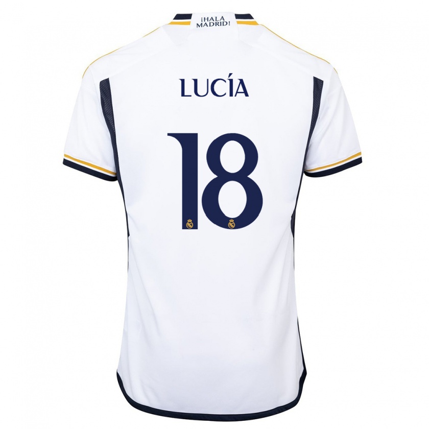 Kandiny Herren Lucia Rodriguez #18 Weiß Heimtrikot Trikot 2023/24 T-Shirt