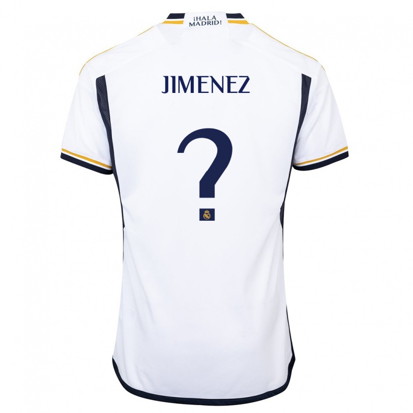 Kandiny Herren Alejandro Jimenez #0 Weiß Heimtrikot Trikot 2023/24 T-Shirt