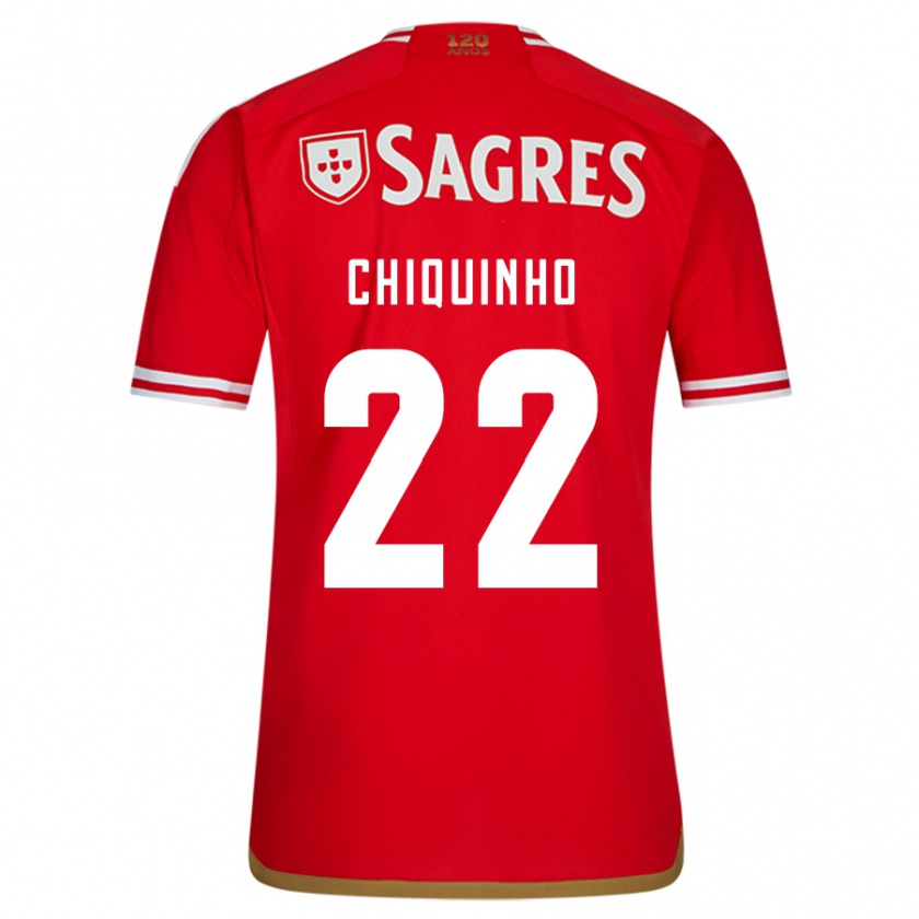 Kandiny Herren Chiquinho #22 Rot Heimtrikot Trikot 2023/24 T-Shirt