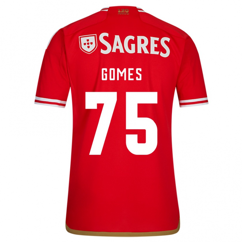 Kandiny Herren André Gomes #75 Rot Heimtrikot Trikot 2023/24 T-Shirt