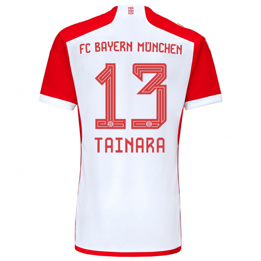 Kandiny Herren Tainara #13 Rot-Weiss Heimtrikot Trikot 2023/24 T-Shirt