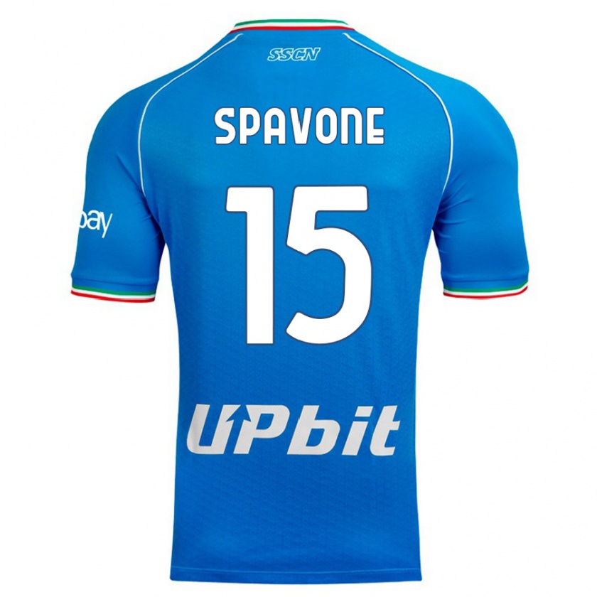 Kandiny Herren Alessandro Spavone #15 Himmelblau Heimtrikot Trikot 2023/24 T-Shirt