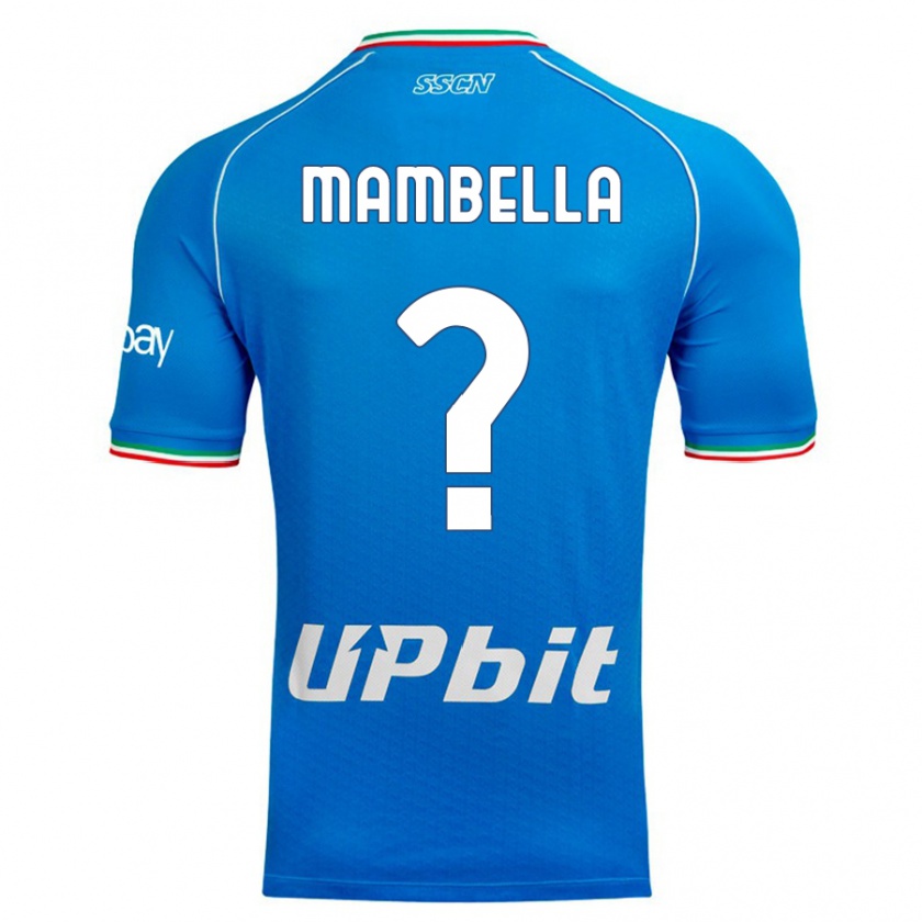 Kandiny Herren Andrea Mambella #0 Himmelblau Heimtrikot Trikot 2023/24 T-Shirt