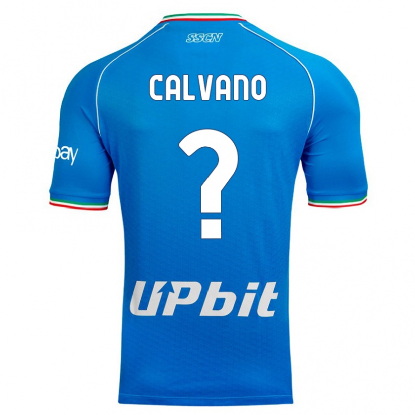Kandiny Herren Giovanni Calvano #0 Himmelblau Heimtrikot Trikot 2023/24 T-Shirt
