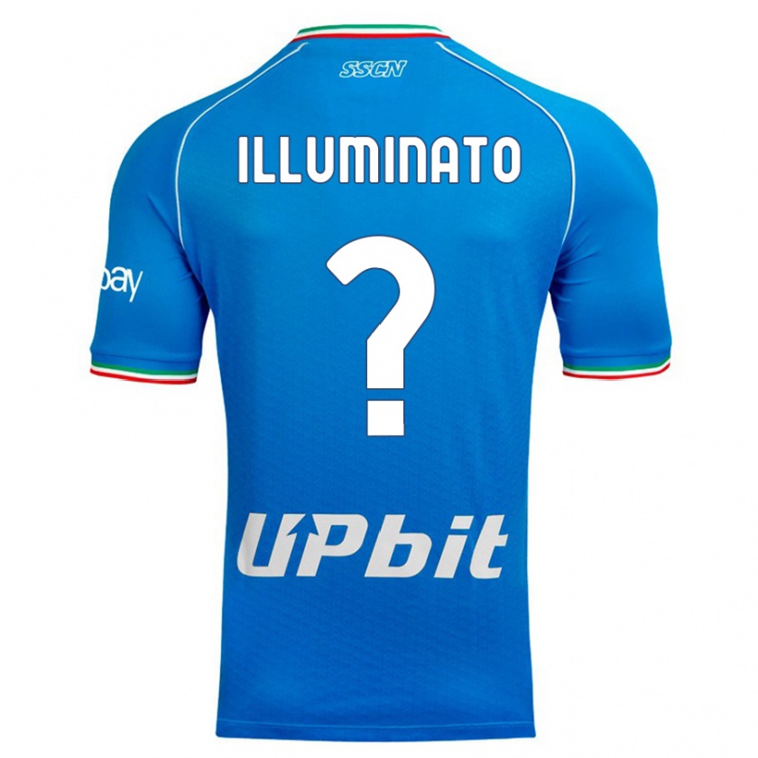 Kandiny Herren Antonio Illuminato #0 Himmelblau Heimtrikot Trikot 2023/24 T-Shirt