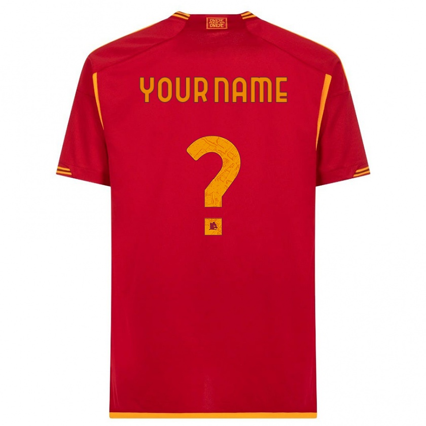 Kandiny Herren Ihren Namen #0 Rot Heimtrikot Trikot 2023/24 T-Shirt