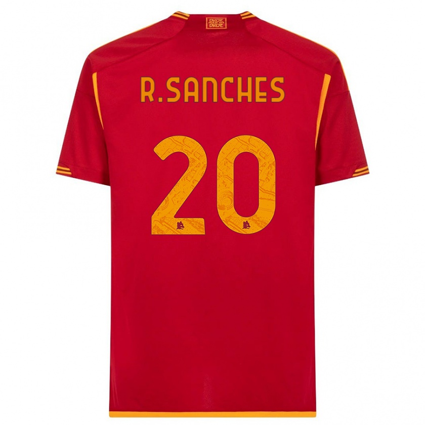 Kandiny Herren Renato Sanches #20 Rot Heimtrikot Trikot 2023/24 T-Shirt
