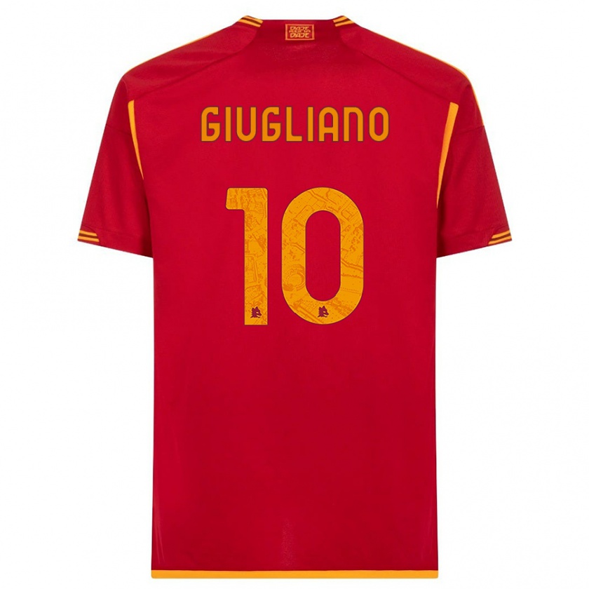 Kandiny Herren Manuela Giugliano #10 Rot Heimtrikot Trikot 2023/24 T-Shirt