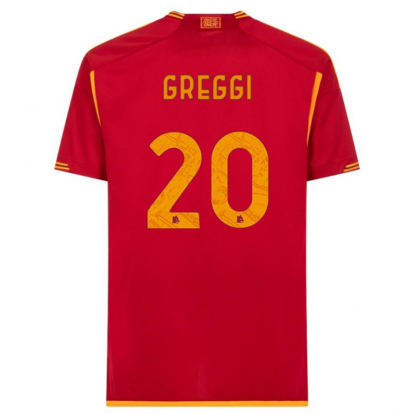Kandiny Herren Giada Greggi #20 Rot Heimtrikot Trikot 2023/24 T-Shirt