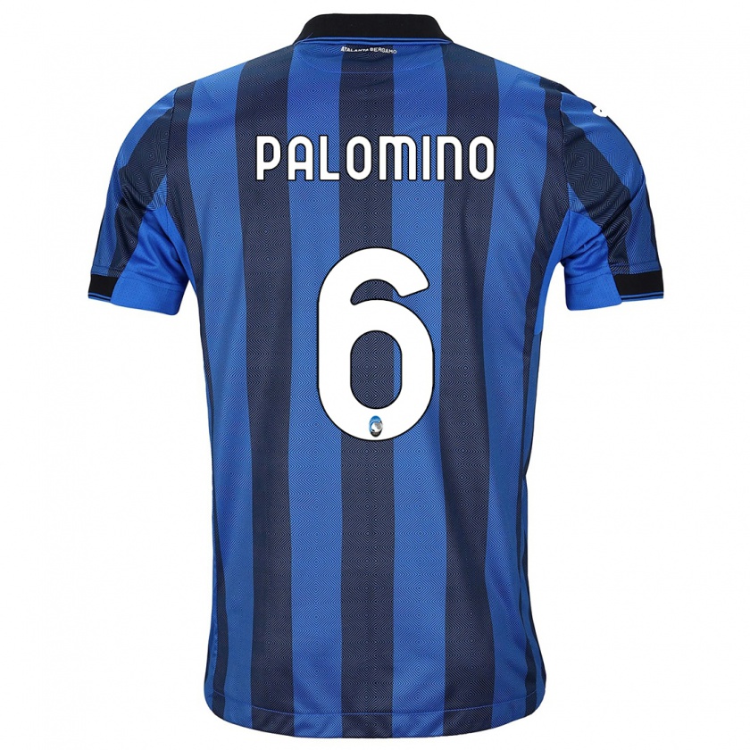 Kandiny Herren José Luis Palomino #6 Schwarz Blau Heimtrikot Trikot 2023/24 T-Shirt