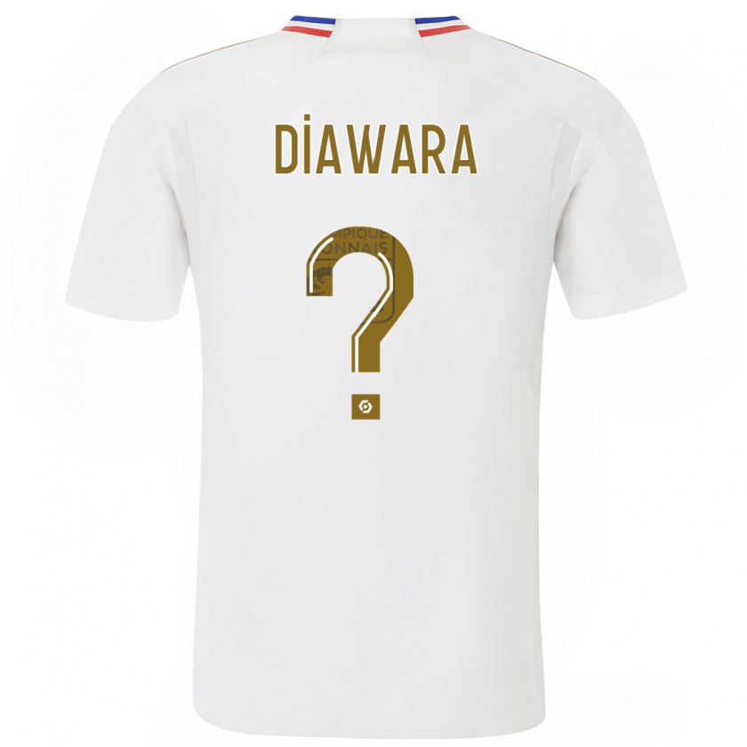 Kandiny Herren Mahamadou Diawara #0 Weiß Heimtrikot Trikot 2023/24 T-Shirt
