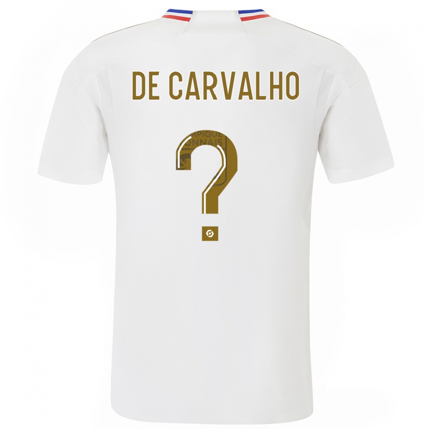 Kandiny Herren Mathys De Carvalho #0 Weiß Heimtrikot Trikot 2023/24 T-Shirt