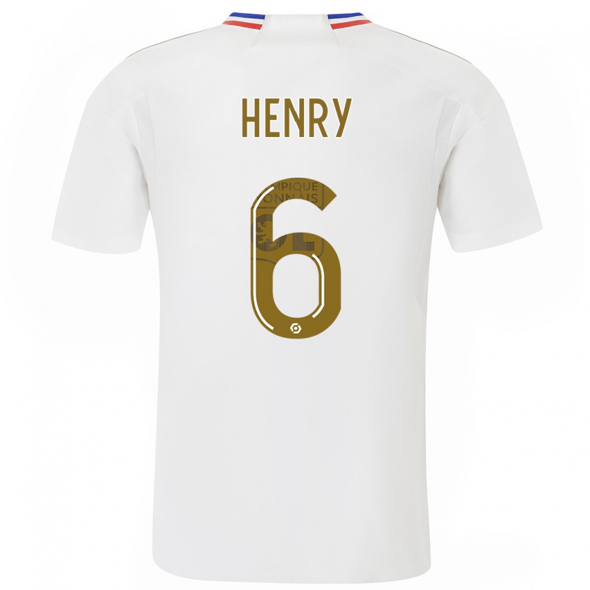 Kandiny Herren Amandine Henry #6 Weiß Heimtrikot Trikot 2023/24 T-Shirt