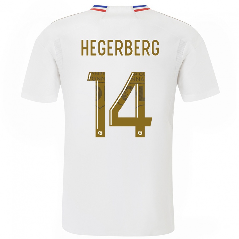 Kandiny Herren Ada Hegerberg #14 Weiß Heimtrikot Trikot 2023/24 T-Shirt