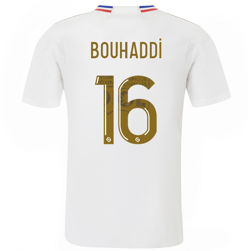 Kandiny Herren Sarah Bouhaddi #16 Weiß Heimtrikot Trikot 2023/24 T-Shirt