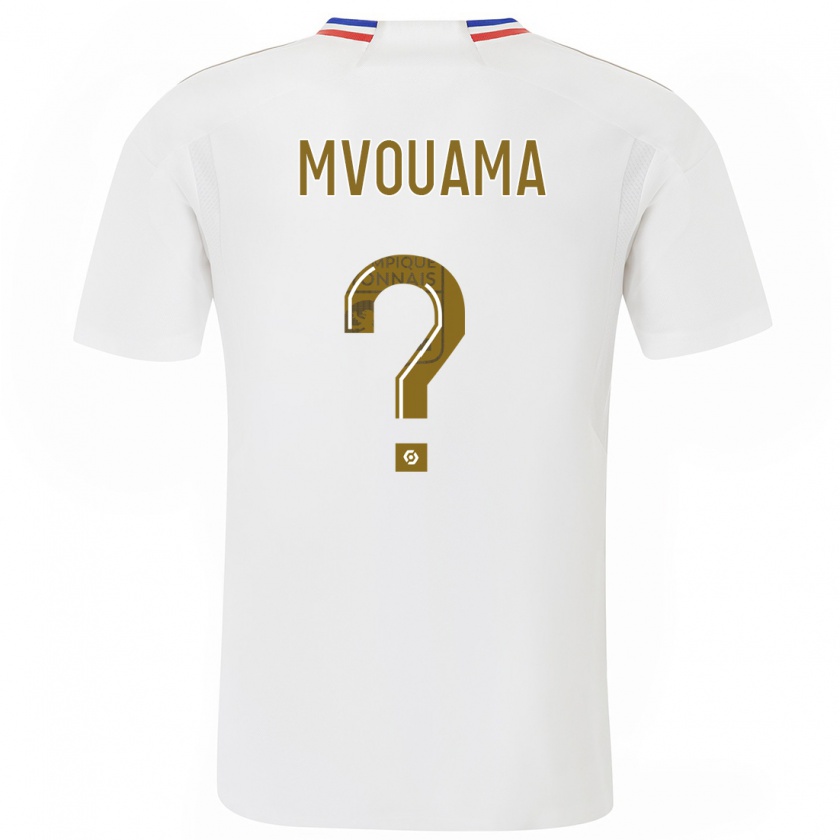 Kandiny Herren Olivier Mvouama #0 Weiß Heimtrikot Trikot 2023/24 T-Shirt