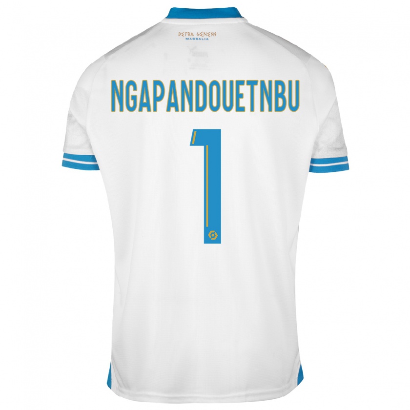 Kandiny Herren Simon Ngapandouetnbu #1 Weiß Heimtrikot Trikot 2023/24 T-Shirt