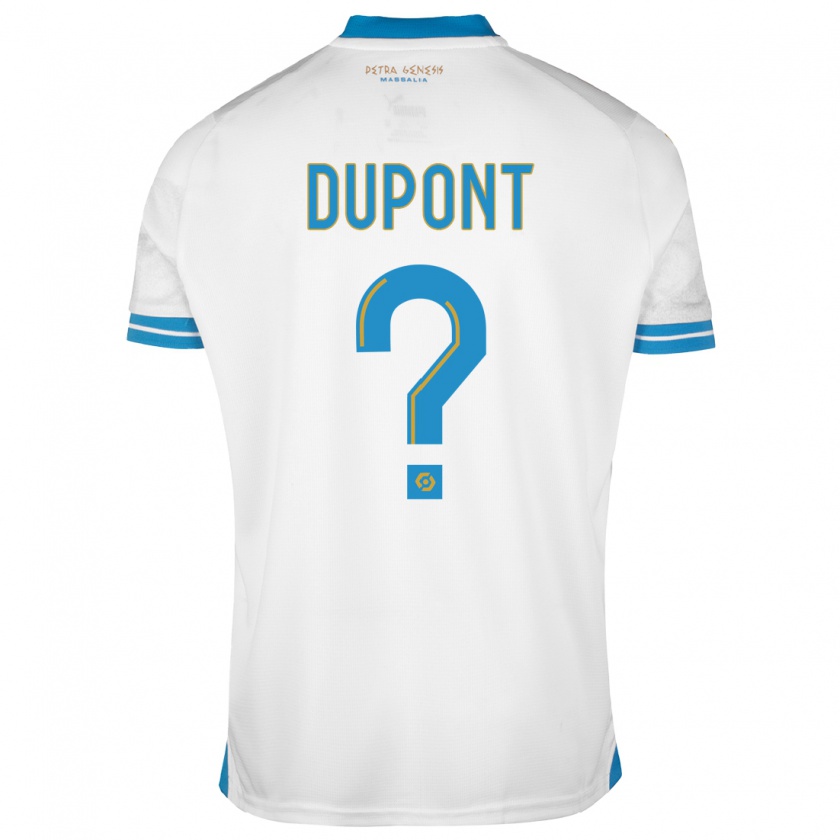 Kandiny Herren Hugo Dupont #0 Weiß Heimtrikot Trikot 2023/24 T-Shirt