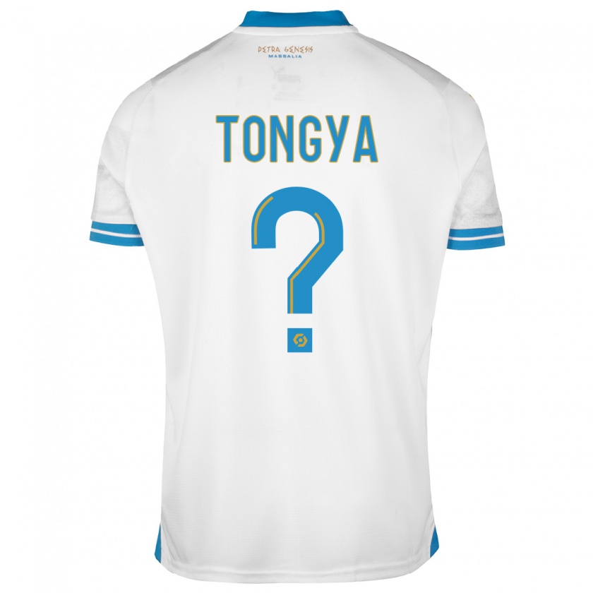 Kandiny Herren Franco Tongya #0 Weiß Heimtrikot Trikot 2023/24 T-Shirt