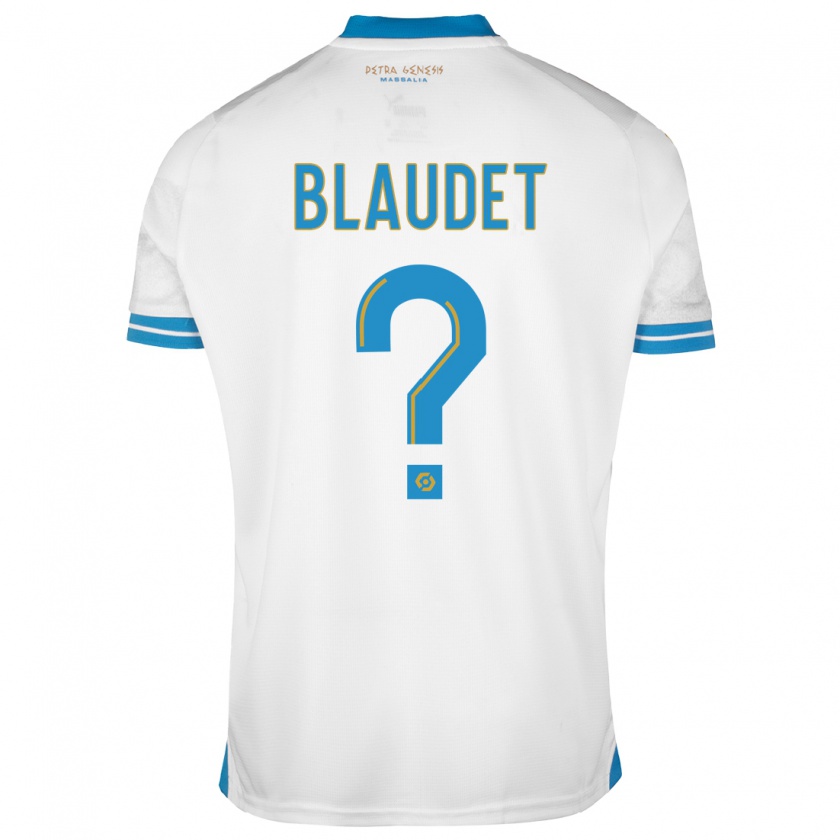 Kandiny Herren David Blaudet #0 Weiß Heimtrikot Trikot 2023/24 T-Shirt