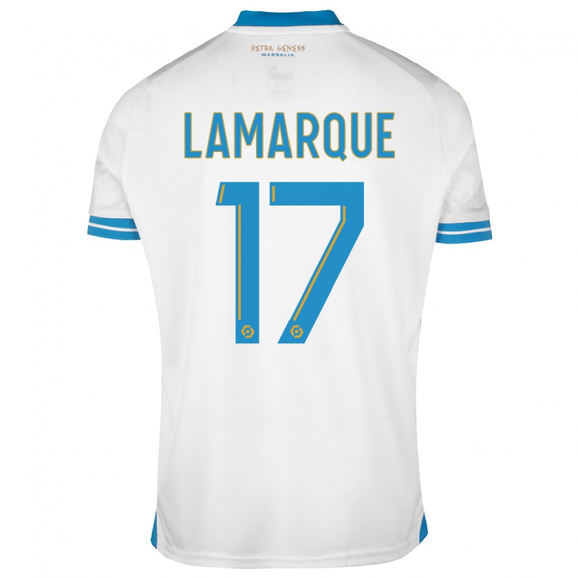 Kandiny Herren Alais Lamarque #17 Weiß Heimtrikot Trikot 2023/24 T-Shirt
