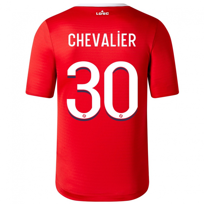 Kandiny Herren Lucas Chevalier #30 Rot Heimtrikot Trikot 2023/24 T-Shirt
