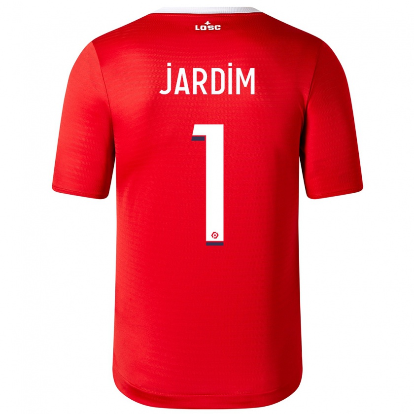 Kandiny Herren Leo Jardim #1 Rot Heimtrikot Trikot 2023/24 T-Shirt