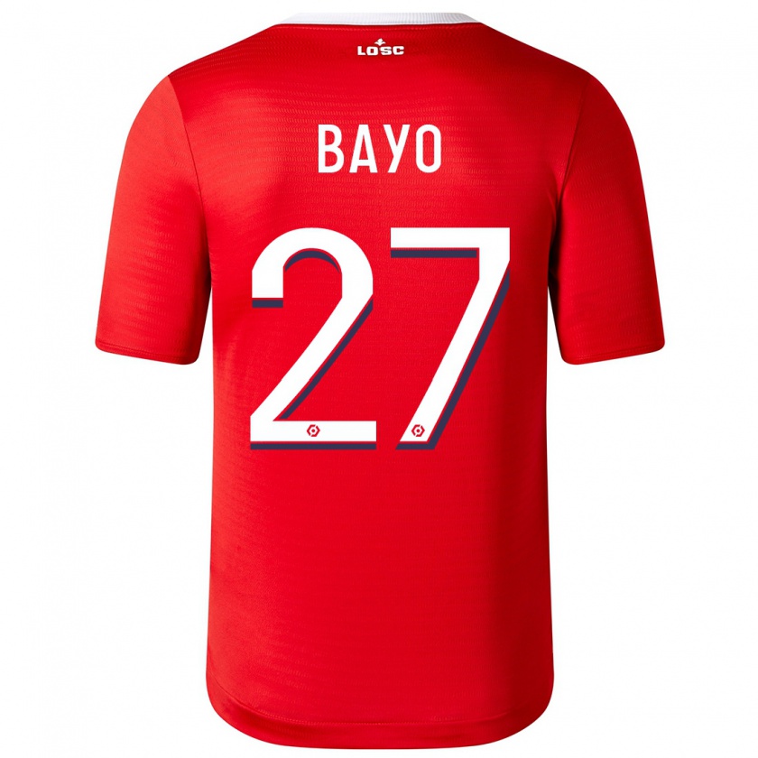 Kandiny Herren Mohamed Bayo #27 Rot Heimtrikot Trikot 2023/24 T-Shirt