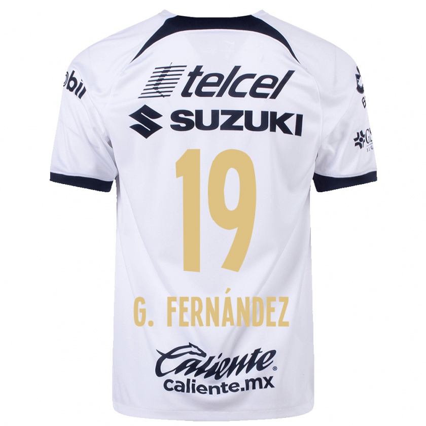 Kandiny Herren Gabriel Fernández #19 Weiß Heimtrikot Trikot 2023/24 T-Shirt