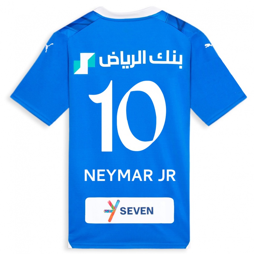 Kandiny Herren Neymar #10 Blau Heimtrikot Trikot 2023/24 T-Shirt