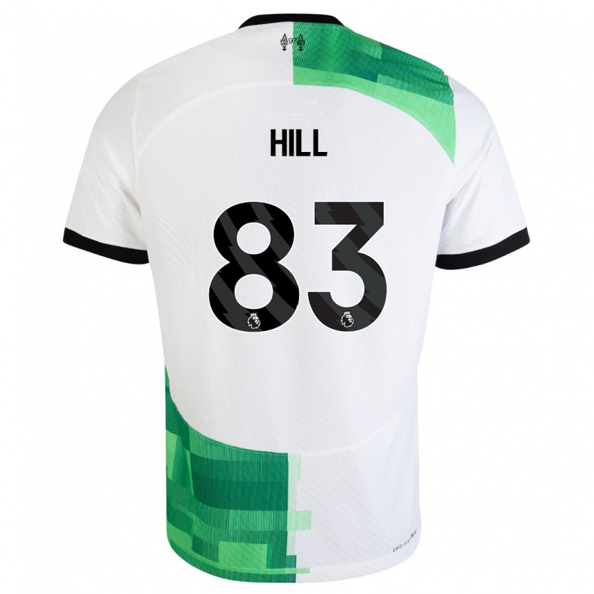 Kandiny Herren Tom Hill #83 Weiß Grün Auswärtstrikot Trikot 2023/24 T-Shirt