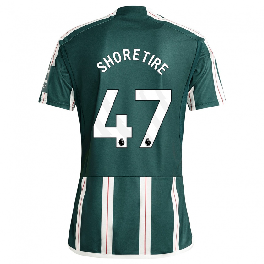Kandiny Herren Shola Shoretire #47 Dunkelgrün Auswärtstrikot Trikot 2023/24 T-Shirt