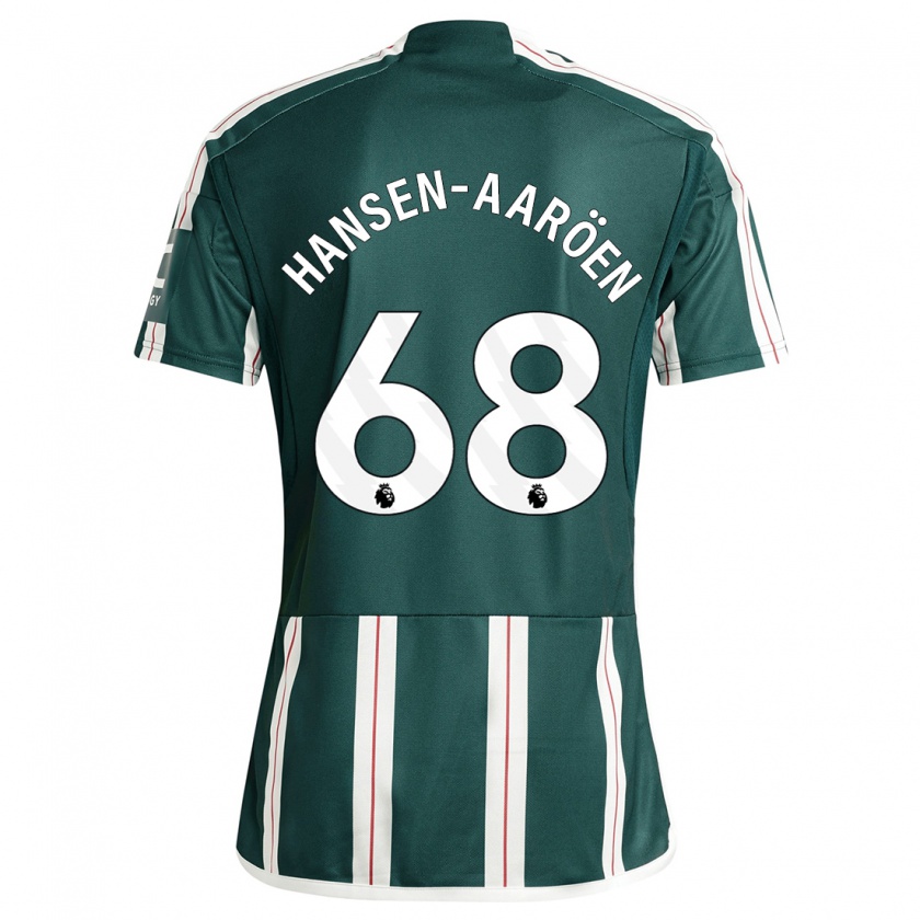 Kandiny Herren Isak Hansen-Aaröen #68 Dunkelgrün Auswärtstrikot Trikot 2023/24 T-Shirt