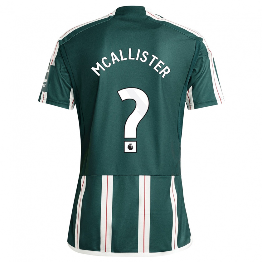 Kandiny Herren Finley Mcallister #0 Dunkelgrün Auswärtstrikot Trikot 2023/24 T-Shirt