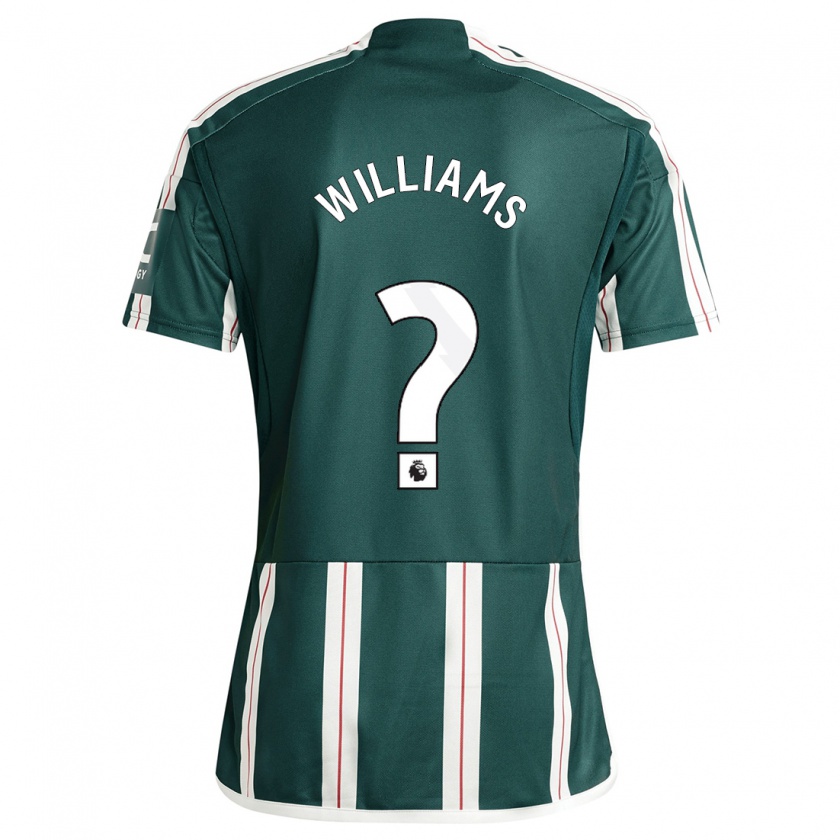 Kandiny Herren Ethan Williams #0 Dunkelgrün Auswärtstrikot Trikot 2023/24 T-Shirt