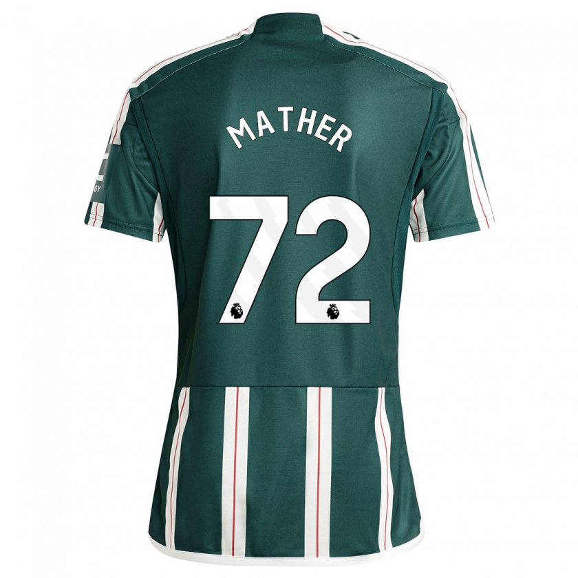 Kandiny Herren Sam Mather #72 Dunkelgrün Auswärtstrikot Trikot 2023/24 T-Shirt