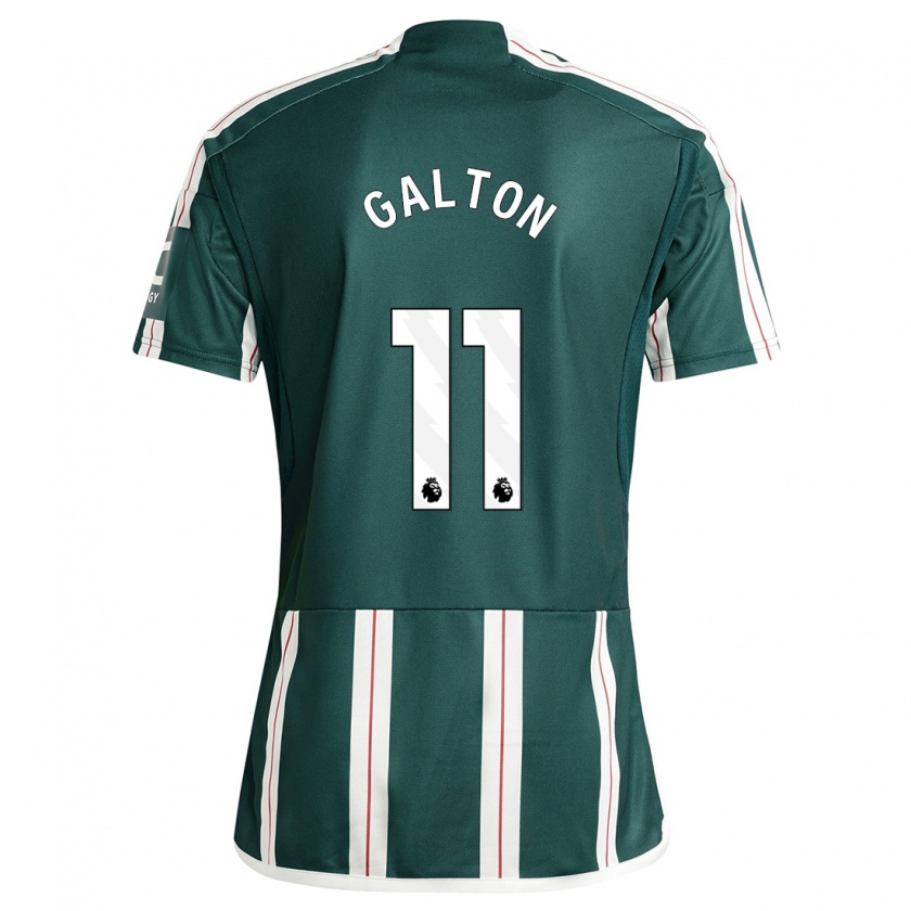 Kandiny Herren Leah Galton #11 Dunkelgrün Auswärtstrikot Trikot 2023/24 T-Shirt