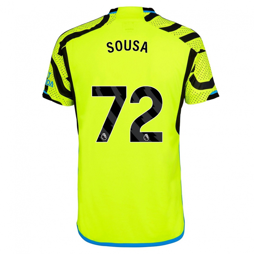 Kandiny Herren Lino Sousa #72 Gelb Auswärtstrikot Trikot 2023/24 T-Shirt