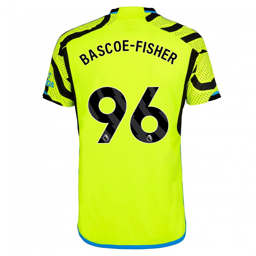 Kandiny Herren Jakai Bascoe-Fisher #96 Gelb Auswärtstrikot Trikot 2023/24 T-Shirt