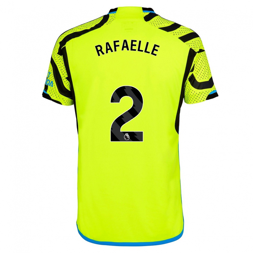 Kandiny Herren Rafaelle Souza #2 Gelb Auswärtstrikot Trikot 2023/24 T-Shirt